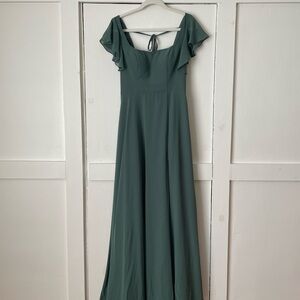 Azazi Bondi Dress in Eucalyptus Chiffon